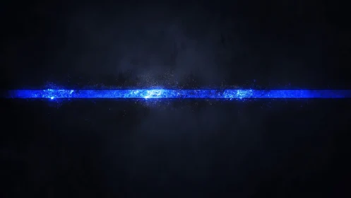 Starlit fracture line cuts through midnight cosmic silence.