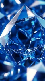 Crystalline labyrinth folds blue light into mirrored infinities