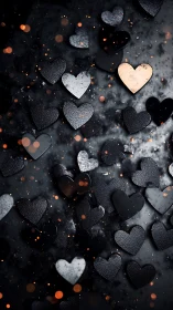 Dark romance blooms where golden light pierces obsidian hearts