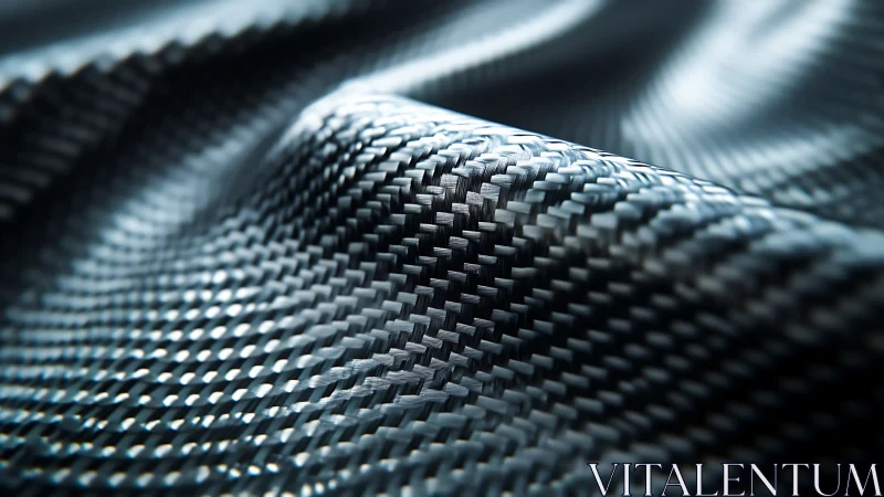 Close-up view shows woven carbon fiber composite texture