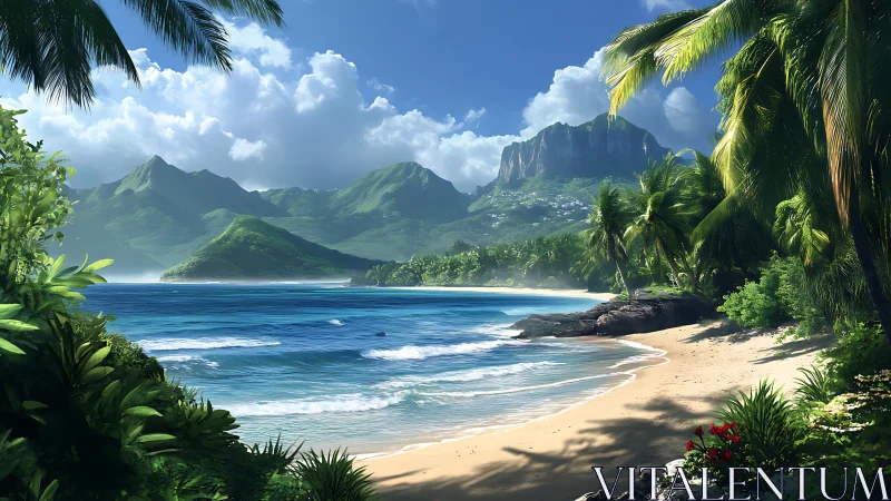 Tropical Paradise Awakens Where Mountains Kiss Sapphire Shores