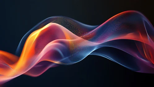 Parametric luminous wavefields with volumetric particle gradients.