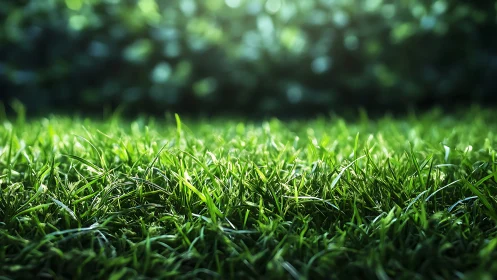 Sunlit grass blades lean into morning light and quietly shimmer