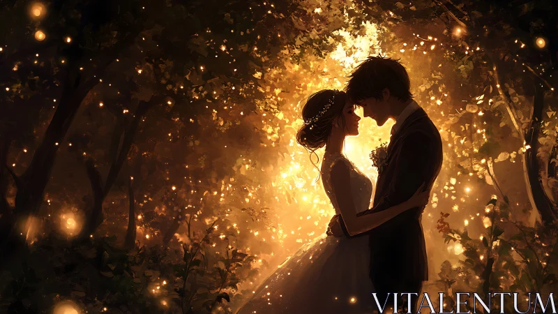 Romance Glows Under Starlit Trees Tonight.