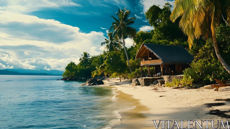 Tropical Coastal Bungalow: Architectural Integration in Littoral Vegetation.