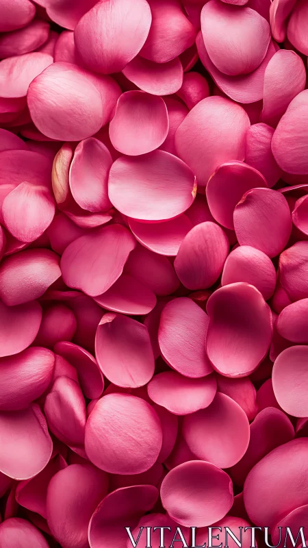 Pink rose petals arranged in dense overlapping formation.