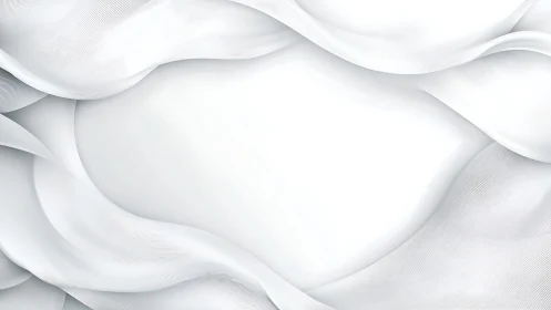 Elegant flowing white abstract waves with soft modern style.