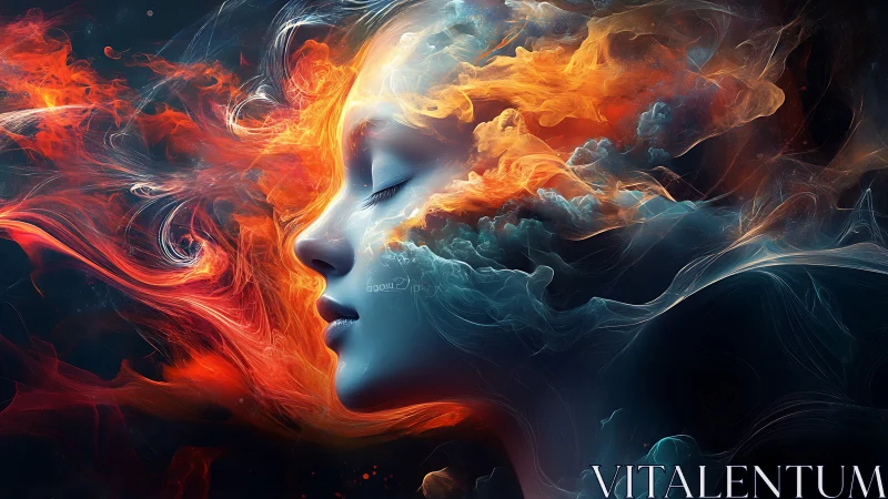 Dreaming in Fire and Mist, a Quiet Nebula of the Mind.