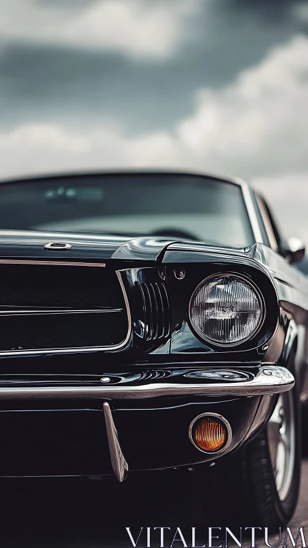 Front-quarter optical study of classic coupe fascia geometry.