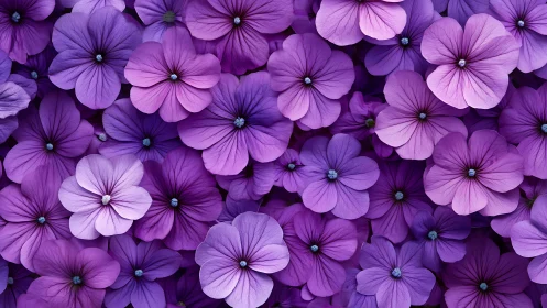 Lavender Garden Dreams in Purple Perfection.