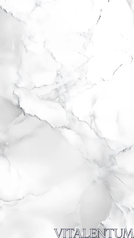 White marble surface with subtle grey veining pattern.