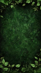 Verdant hush doorway framed by secret garden leaves.