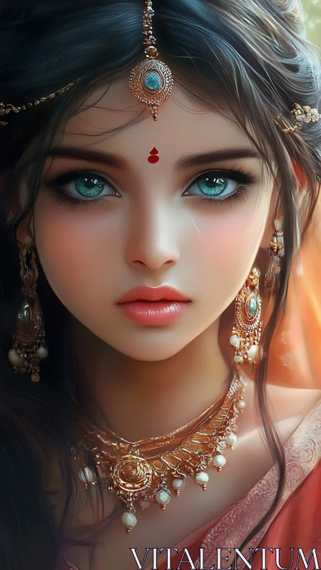 Jewel-bright eyes hold dusk light within a jeweled hush