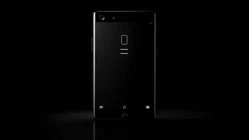 Android Smartphone Interface Display with Minimalist UI Elements.