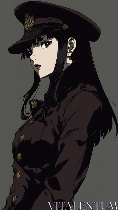 Midnight officer tilts her gaze toward unseen horizons