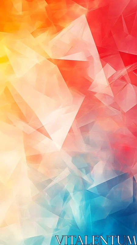 Soft crystal colors glow in warm reds, golds, and cool blues