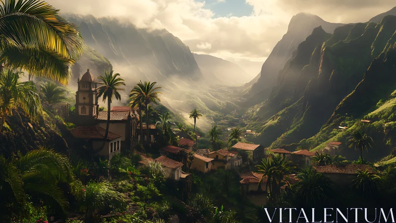 Colonial Village Cradles Dreams Between Towering Cliffs