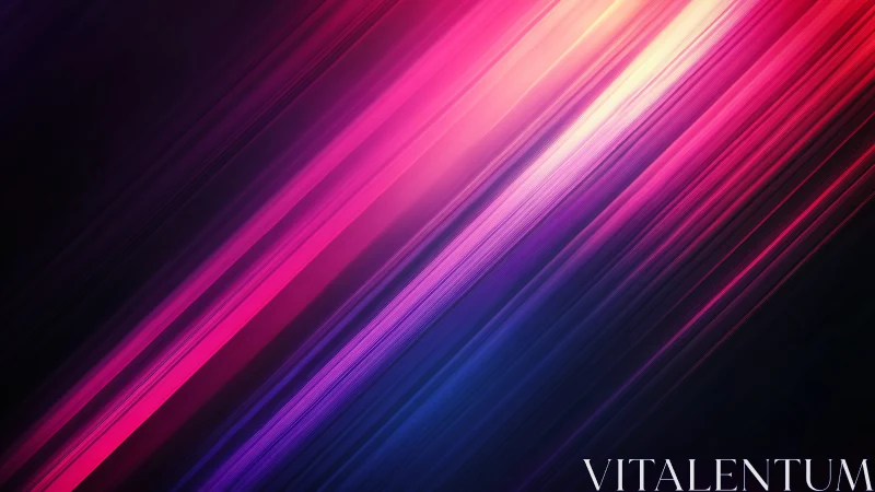 Diagonal neon light streaks form gradients with smooth motion blur