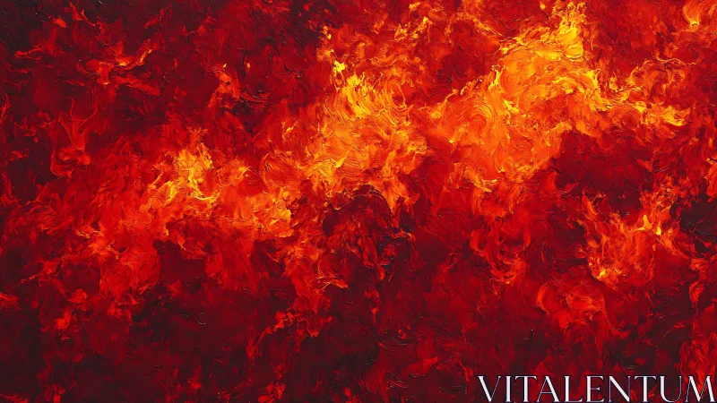 Inferno's Dance: Where Molten Fury Meets Crimson Chaos