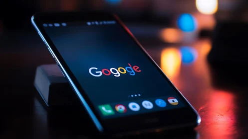 Google's Glow: Mobile Search Home Screen.