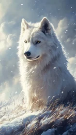 Snowborn sentinel listens to the wind’s quiet secrets