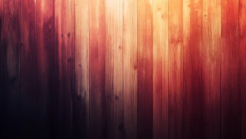 Warm gradient-lit wooden planks with vertical grain pattern.