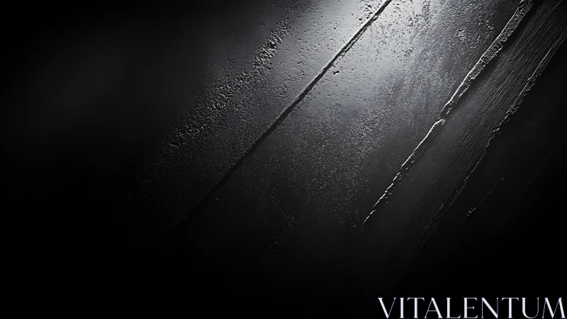 Dark textured concrete surface with diagonal light streaks.
