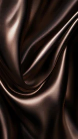 Dark satin fabric folds with soft reflective highlights.