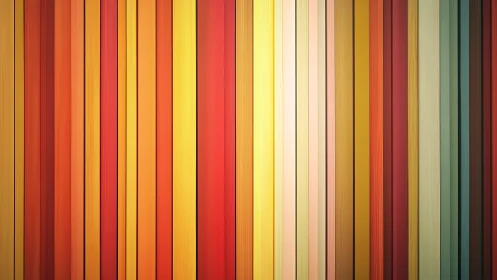 Chromatic vertical panels in warm gradient spectrum design.