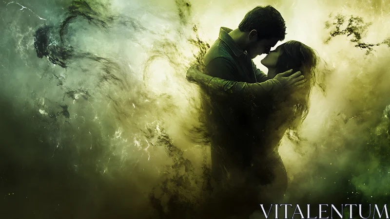 Ethereal Romance: Double Exposure Portraiture with Verdant Fusion.