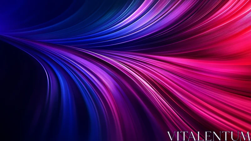 Neon light streams forming abstract flowing color ribbons.