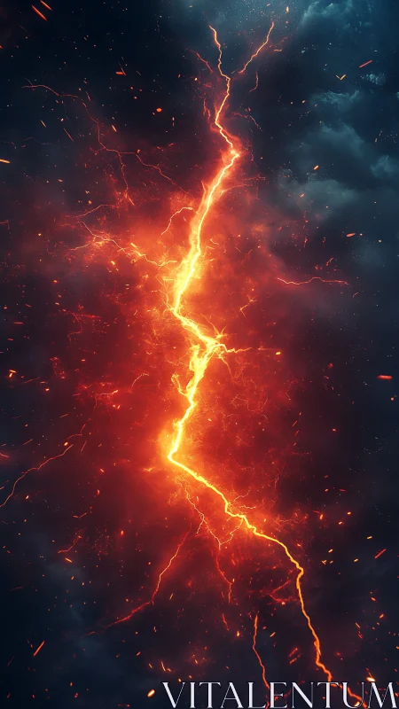 Branching electrical discharge channels propagate through luminous plasma void