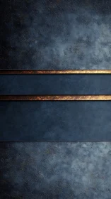 Dark textured metal bands contrast with brushed bronze accents.