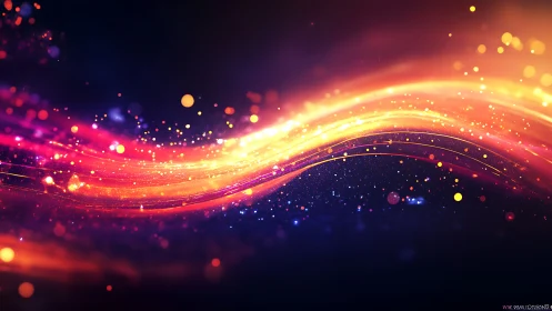 Radiant streams of light dance across a starry night sky