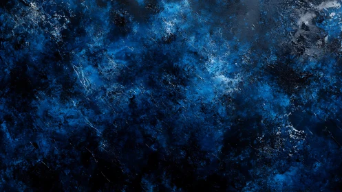 Midnight blue nebula clouds swirling in quiet abstraction.