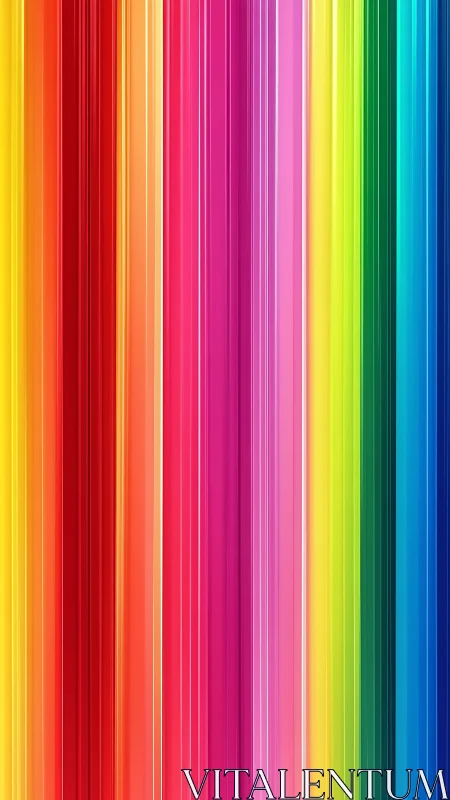 Rainbow ribbons of light cascading in playful harmony.