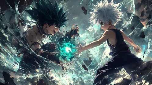 Stormborn rivals collide in a shattering surge of anime power.