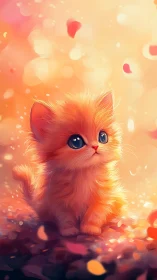 Luminescent Feline: Digital Rendering of Volumetric Kitten.