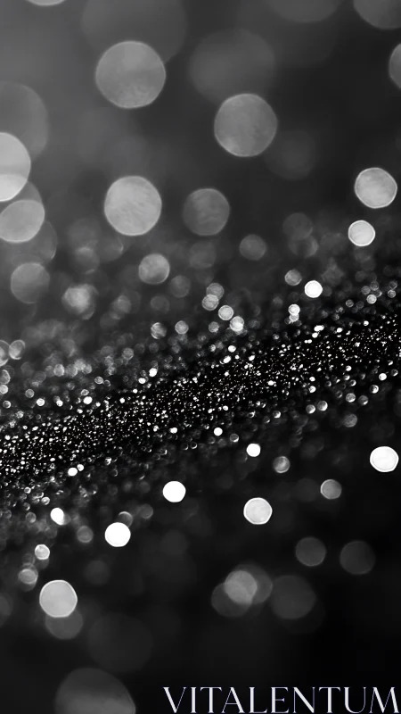 Macro bokeh field maps specular highlights across shallow plane