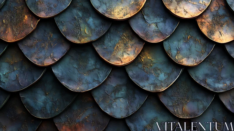 Dragon-scale copper shingles glow with secret twilight fire.