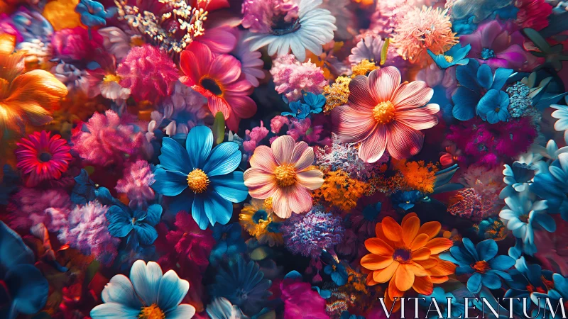 Symphonic Bloom Explosion Dances Across Saturated Chromatic Depths