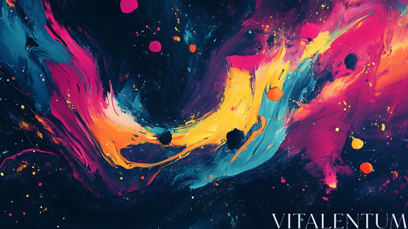 Chromatic fluid dynamics across deep-space pigment currents.