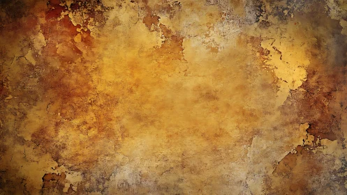 Golden textured grunge wall suggests timeworn vintage warmth.