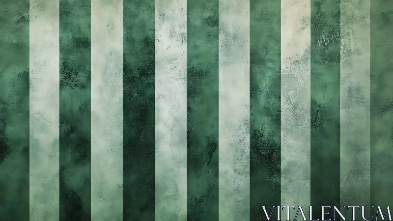 Verdant stripes quietly trade shadows across textured mist