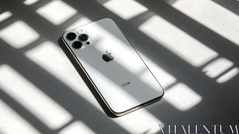 iPhone 12 Pro Silver. Premium flagship smartphone displayed in natural light.
