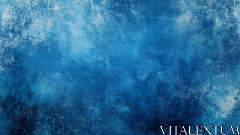 Storm-kissed sapphire sky dissolving into oceanic mist.