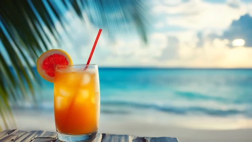 Tropical Escape in a Glass: Sunset Cocktail Dreams.