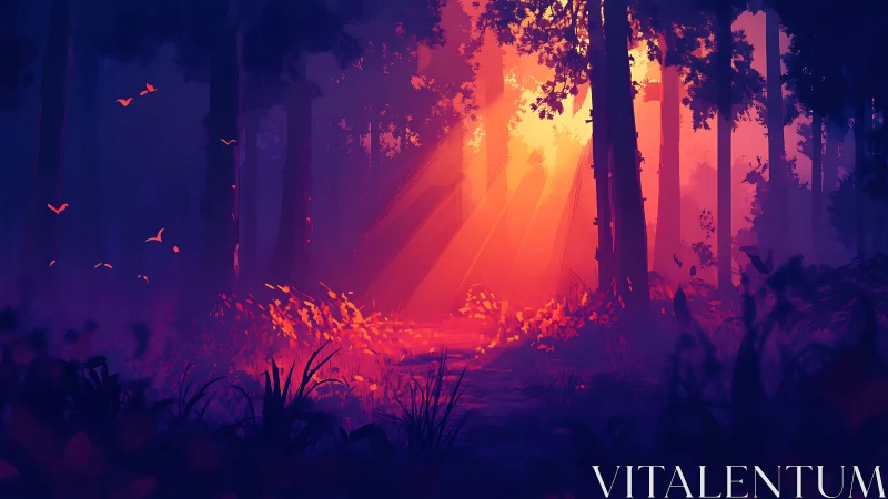 Enchanted Forest Glow: Where Nature Meets Magic.