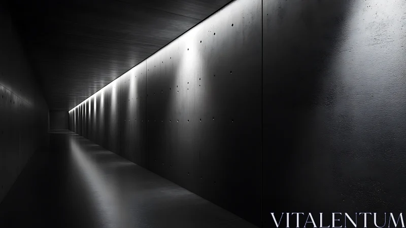 Ethereal Light Transforms a Minimalist Corridor into Wonder