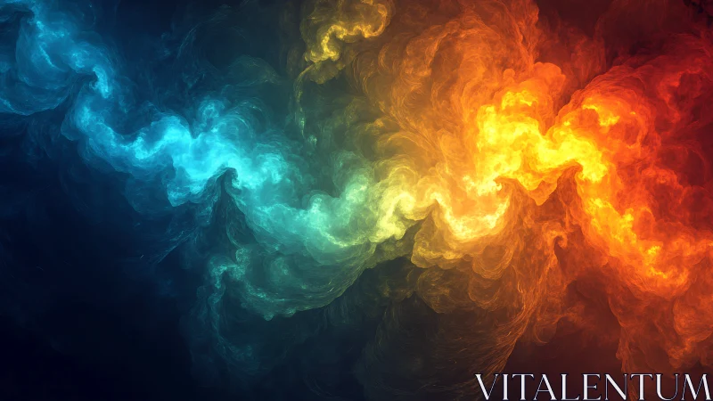 Twilight Collision: Where Inferno Dances With Frozen Starlight.